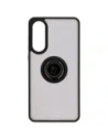 Kup Bizon Case Hybrid Ring Samsung Galaxy S25 Edge fumuriu cu un cadru negru - BIZ8878 - {ean13} - Sklep Home Screen
