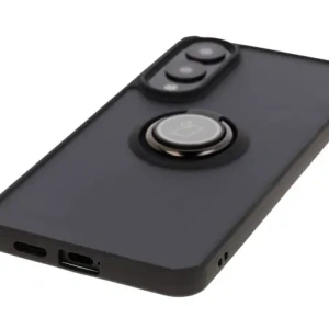 Kup Bizon Case Hybrid Ring Samsung Galaxy S25 Edge fumuriu cu un cadru negru - BIZ8878 - {ean13} - Sklep Home Screen
