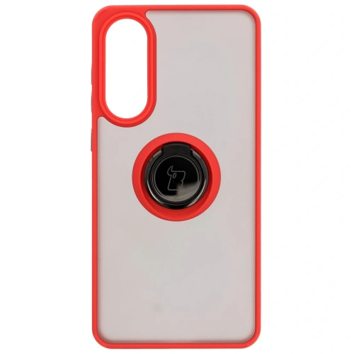 Kup Bizon Case Hybrid Ring Samsung Galaxy S25 Edge kouřový s červeným rámem - BIZ8879 - {ean13} - Sklep Home Screen