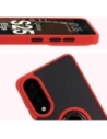 Kup Bizon Case Hybrid Ring Samsung Galaxy S25 Edge kouřový s červeným rámem - BIZ8879 - {ean13} - Sklep Home Screen