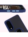 Buy Bizon Case Hybrid Ring Samsung Galaxy S25 Edge smoky with a dark blue frame - BIZ8880 - {ean13} - Home Screen Store Europe