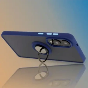 Kup Bizon Case Hybrid Ring Samsung Galaxy S25 Edge füstös színben, sötétkék kerettel - BIZ8880 - {ean13} - Sklep Home Screen