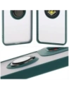 Buy Bizon Case Hybrid Ring Motorola Moto G05 / E15 smoky with a dark green frame - BIZ8881 - {ean13} - Home Screen Store Europe