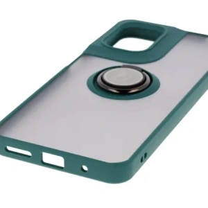 Buy Bizon Case Hybrid Ring Motorola Moto G05 / E15 smoky with a dark green frame - BIZ8881 - {ean13} - Home Screen Store Europe