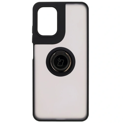 Kup Bizon Case Hybrid Ring Motorola Moto G05 / E15 fumuriu cu un cadru negru - BIZ8882 - {ean13} - Sklep Home Screen