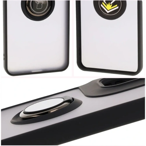 Buy Bizon Case Hybrid Ring Motorola Moto G05 / E15 smoky with a black frame - BIZ8882 - {ean13} - Home Screen Store Europe