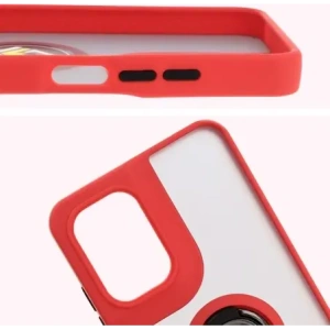 Buy Bizon Case Hybrid Ring Motorola Moto G05 / E15 smoky with a red frame - BIZ8883 - {ean13} - Home Screen Store Europe