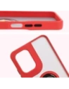 Kup Etui z uchwytem na palec Bizon Case Hybrid Ring do Motorola Moto G05 / E15 przydymione z czerwoną ramką - BIZ8883 - {ean13} - Sklep Home Screen