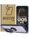 Kup Bizon Case Hybrid Ring Motorola Moto G05 / E15 fumuriu cu un cadru de culoare albastră închisă - BIZ8884 - {ean13} - Sklep Home Screen