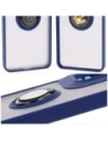 Kup Bizon Case Hybrid Ring Motorola Moto G05 / E15 fumuriu cu un cadru de culoare albastră închisă - BIZ8884 - {ean13} - Sklep Home Screen
