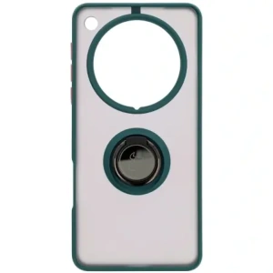 Kup Etui z uchwytem na palec Bizon Case Hybrid Ring do Oppo Find X8 Pro przydymione z ciemnozieloną ramką - BIZ8885 - {ean13} - Sklep Home Screen