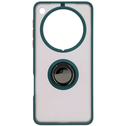 Buy Bizon Case Hybrid Ring Oppo Find X8 Pro smoky with a dark green frame - BIZ8885 - {ean13} - Home Screen Store Europe