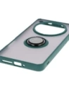 Kup Bizon Case Hybrid Ring Oppo Find X8 Pro kouřový s tmavě zeleným rámečkem - BIZ8885 - {ean13} - Sklep Home Screen