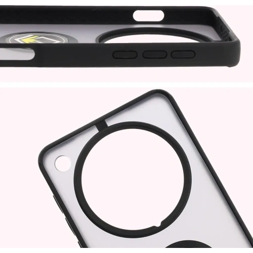 Kup Bizon Case Hybrid Ring Oppo Find X8 Pro kouřový s černým rámem - BIZ8886 - {ean13} - Sklep Home Screen