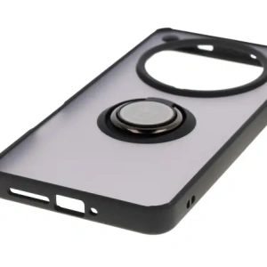 Kup Etui z uchwytem na palec Bizon Case Hybrid Ring do Oppo Find X8 Pro przydymione z czarną ramką - BIZ8886 - {ean13} - Sklep Home Screen