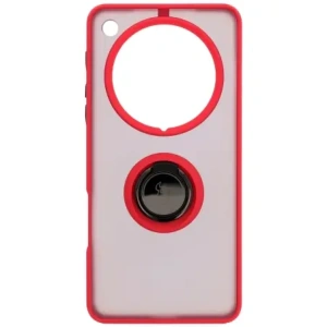 Kup Etui z uchwytem na palec Bizon Case Hybrid Ring do Oppo Find X8 Pro przydymione z czerwoną ramką - BIZ8887 - {ean13} - Sklep Home Screen