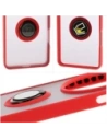 Buy Bizon Case Hybrid Ring Oppo Find X8 Pro smoky with a red frame - BIZ8887 - {ean13} - Home Screen Store Europe