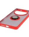 Kup Etui z uchwytem na palec Bizon Case Hybrid Ring do Oppo Find X8 Pro przydymione z czerwoną ramką - BIZ8887 - {ean13} - Sklep Home Screen