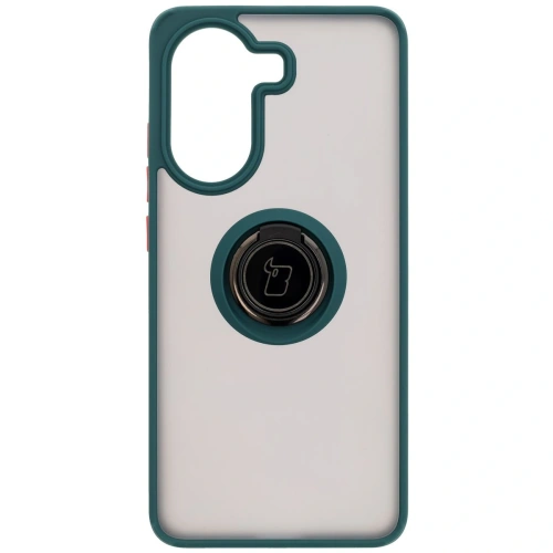 Buy Bizon Case Hybrid Ring Xiaomi Poco X7 Pro smoky with a dark green frame - BIZ8889 - {ean13} - Home Screen Store Europe