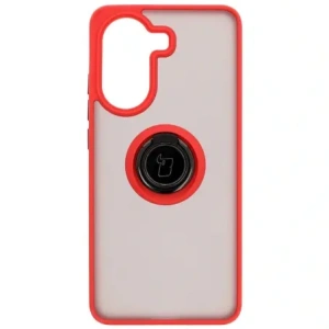 Kup Bizon Case Hybrid Ring Xiaomi Poco X7 Pro fumuriu cu un cadru roșu - BIZ8890 - {ean13} - Sklep Home Screen