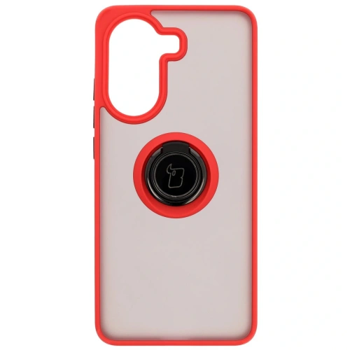 Kup Bizon Case Hybrid Gyűrű Xiaomi Poco X7 Pro füstös piros kerettel - BIZ8890 - {ean13} - Sklep Home Screen