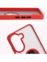 Kup Bizon Case Hybrid Gyűrű Xiaomi Poco X7 Pro füstös piros kerettel - BIZ8890 - {ean13} - Sklep Home Screen