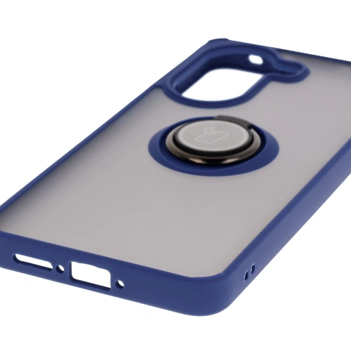 Kup Bizon Case Hybrid Ring Xiaomi Poco X7 Pro kouřový s tmavě modrým rámem - BIZ8891 - {ean13} - Sklep Home Screen