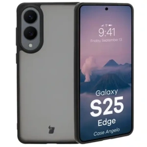 Kup Bizon Case Angelo Samsung Galaxy S25 Edge rauchig mit einem schwarzen Rahmen - BIZ8892 - {ean13} - Sklep Home Screen