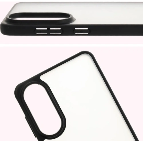 Buy Bizon Case Angelo Samsung Galaxy S25 Edge smoky with a black frame - BIZ8892 - {ean13} - Home Screen Store Europe