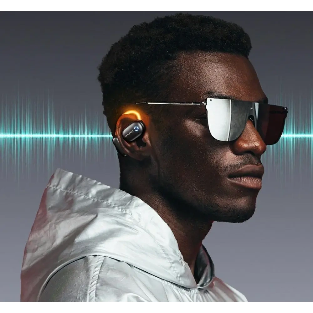 Bezprzewodowe słuchawki AWEI Bluetooth 5.4 TZ13 ANC + stacja dokująca czarny