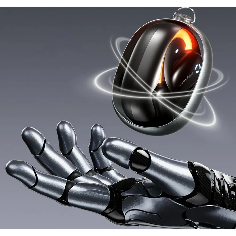 Bezprzewodowe słuchawki AWEI Bluetooth 5.4 TZ13 ANC + stacja dokująca czarny