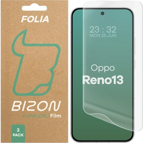 Buy Bizon Glass Hydrogel Front Oppo Reno13 [2 PACK] - BIZ8894 - {ean13} - Home Screen Store Europe