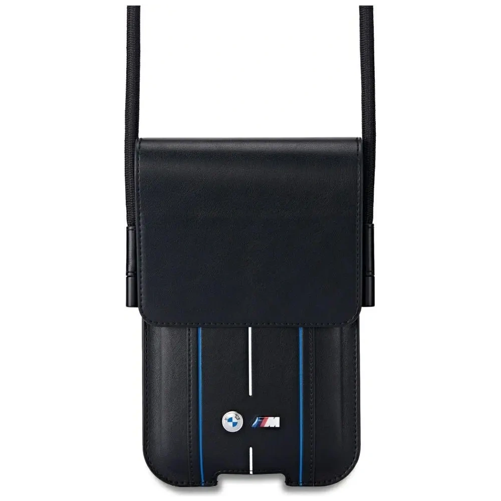Torebka BMW Phone Pouch Blue Stripes czarny