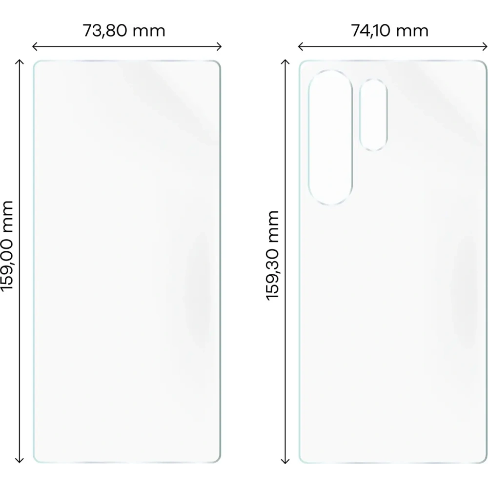 Folia hydrożelowa na tył i przód Bizon Glass Hydrogel Pack do Samsung Galaxy S25 Ultra