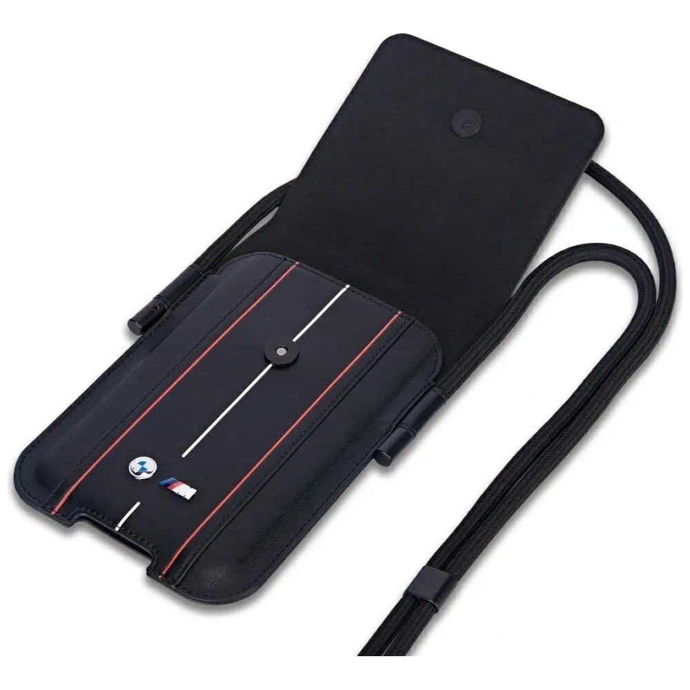 Torebka BMW Phone Pouch Red Stripes czarny