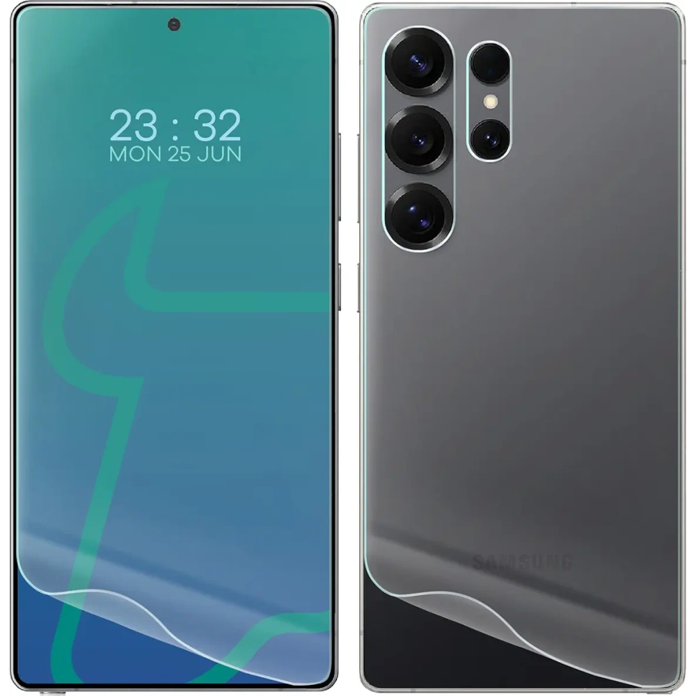 Folia hydrożelowa na tył i przód Bizon Glass Hydrogel Pack do Samsung Galaxy S25 Ultra