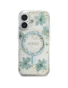 Kup Guess Pryskyřičné květiny s glitry MagSafe Apple iPhone 16 tyrkysový - GUE4501 - {ean13} - Sklep Home Screen
