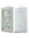 Buy Guess Resin Flowers Glitter MagSafe Apple iPhone 16 turquoise - GUE4501 - {ean13} - Home Screen Store Europe
