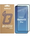 Szkło hartowane Bizon Glass Edge 3D do Oppo Reno13 Pro czarna ramka