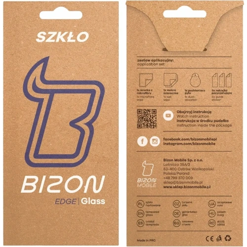 Buy Bizon Glass Edge 3D Oppo Reno13 Pro black frame - BIZ8899 - {ean13} - Home Screen Store Europe