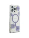Kup Etui Guess Resin Flowers MagSafe do Apple iPhone 16 Pro Max fioletowy - GUE4503 - {ean13} - Sklep Home Screen