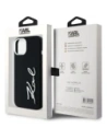 Kup Karl Lagerfeld silikonová kovová script logo Apple iPhone 15 černý - KLD21999 - {ean13} - Sklep Home Screen