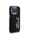 Kup Etui Karl Lagerfeld Silicone Metal Script Logo do Apple iPhone 15 Pro Max czarny - KLD22000 - {ean13} - Sklep Home Screen