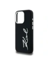 Kup Etui Karl Lagerfeld Silicone Metal Script Logo do Apple iPhone 15 Pro Max czarny - KLD22000 - {ean13} - Sklep Home Screen