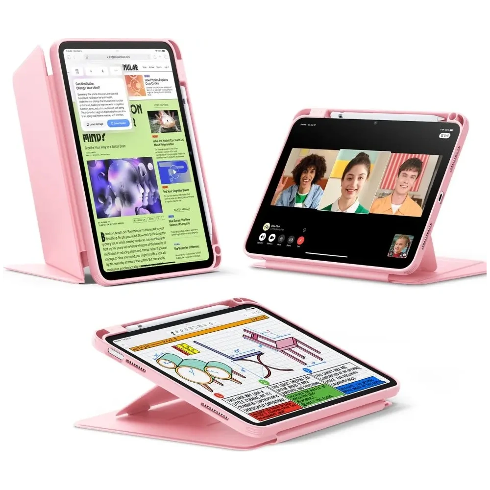 Etui ESR Flip Hybrid Apple iPad 10.9" 2022 (10. generacji) / 11" 2025 (11. generacji) Pink
