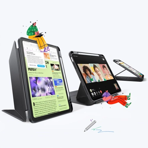 Kup Etui ESR Flip Hybrid Apple iPad Air 10.9 2020/2022 (4. i 5. generacji) / iPad Air 11 2024/2025 (6. i 7. generacji) Black - ESR908 - {ean13} - Sklep Home Screen