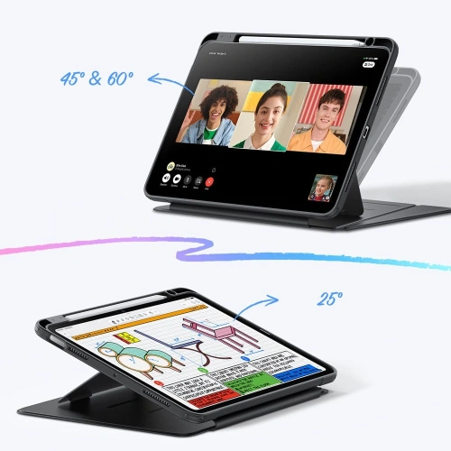 Kup Etui ESR Flip Hybrid Apple iPad Air 10.9 2020/2022 (4. i 5. generacji) / iPad Air 11 2024/2025 (6. i 7. generacji) Black - ESR908 - {ean13} - Sklep Home Screen
