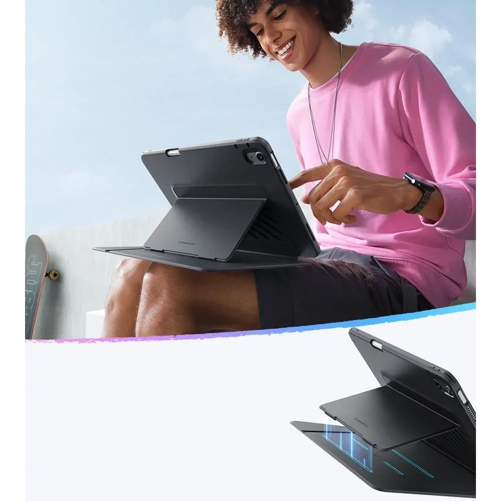 Etui ESR Flip Hybrid Apple iPad Air 10.9 2020/2022 (4. i 5. generacji) / iPad Air 11 2024/2025 (6. i 7. generacji) Black