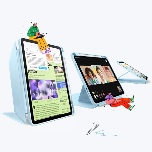 Kup ESR Flip Hybrid Apple iPad Air 10.9 2020/2022 (4, 5 gen) / iPad Air 11 2024/2025 (6, 7 gen) Albastru Cerului - ESR909 - {ean13} - Sklep Home Screen