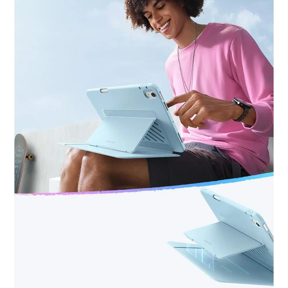Etui ESR Flip Hybrid Apple iPad Air 10.9 2020/2022 (4. i 5. generacji) / iPad Air 11 2024/2025 (6. i 7. generacji) Sky Blue